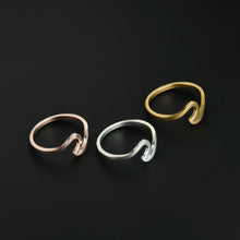 Load image into Gallery viewer, Wave Silver Ring