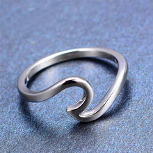 Load image into Gallery viewer, Wave Silver Ring